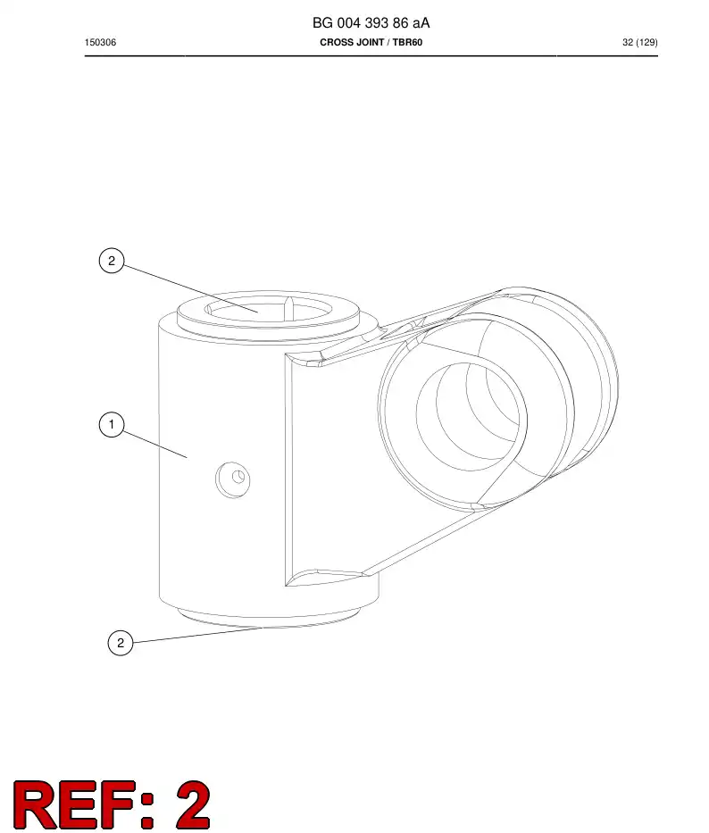 26424018f 264 240 18f Bushing, Bearing - Sandvik Technical Drawing