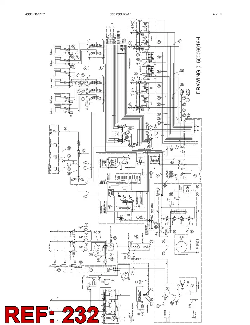26424421 264 244 21 SUCTION HOSE ASSY, LEFT - Sandvik Technical Drawing