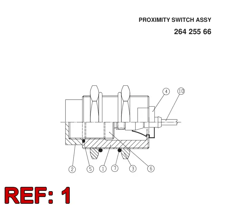 26425698 264 256 98 Holder - Sandvik Technical Drawing