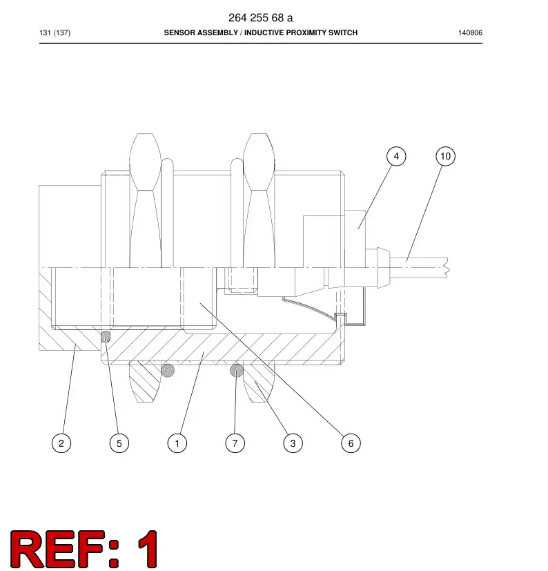 26425698b 264 256 98b SOPORTE - Sandvik Technical Drawing