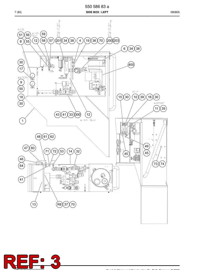 26427738 264 277 38 PLATE - Sandvik Technical Drawing