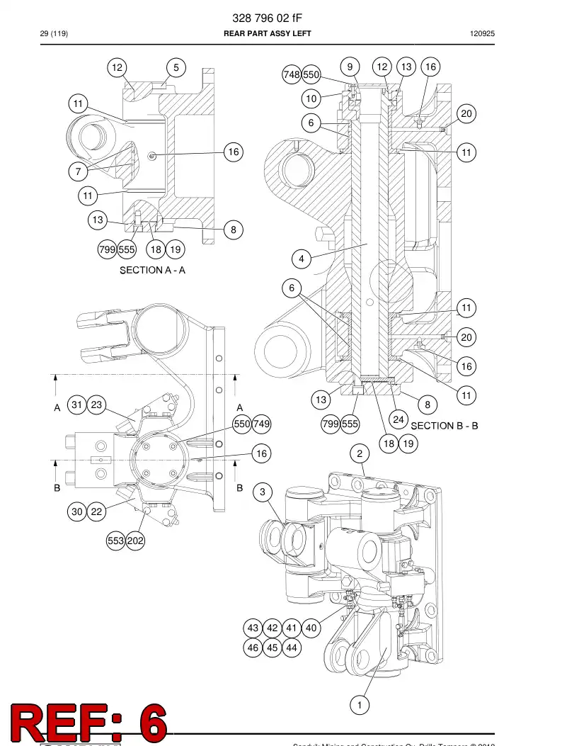 26433168d 264 331 68d Bushing, Bearing - Sandvik Technical Drawing