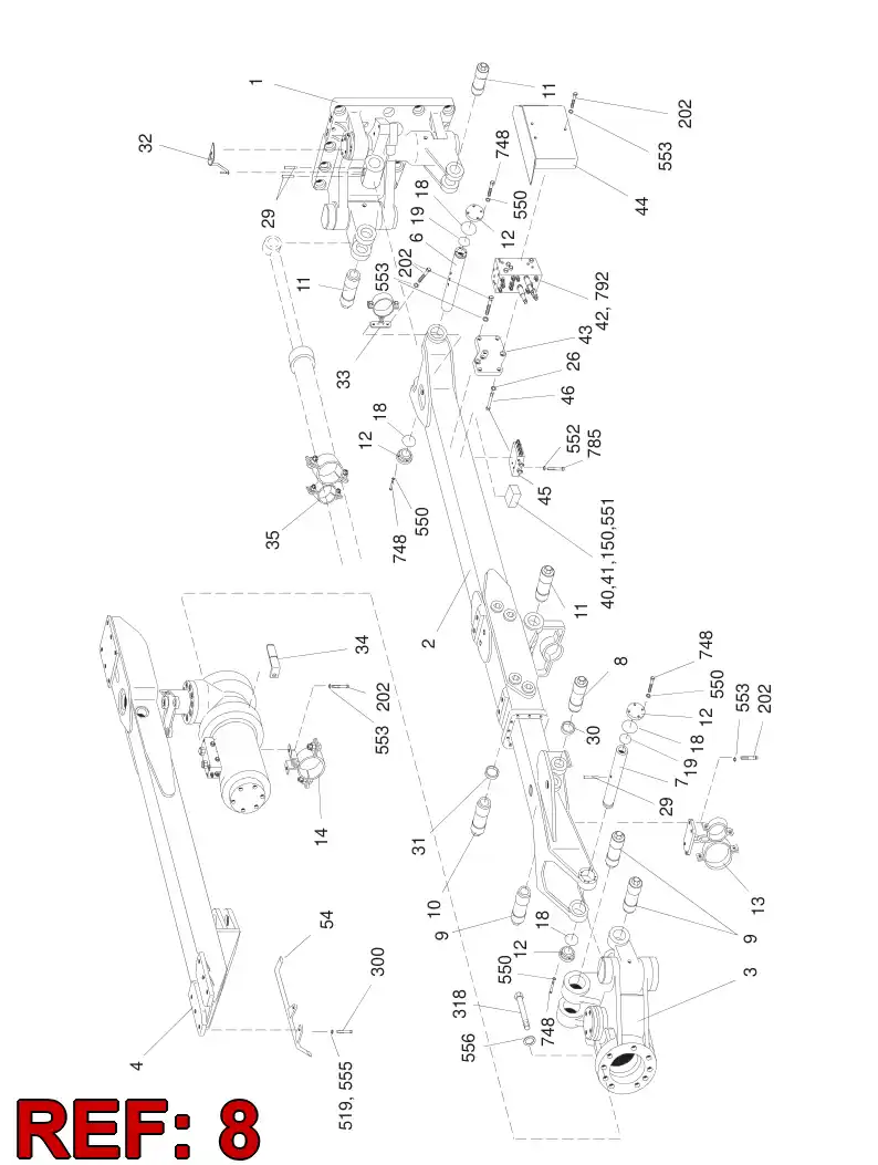 26438772 264 387 72 TAPER PIN - Sandvik Technical Drawing