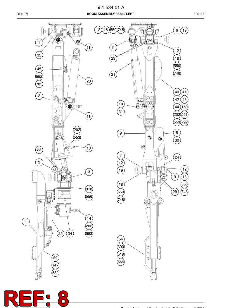 26438772a 264 387 72a Pin, Taper - Sandvik Technical Drawing