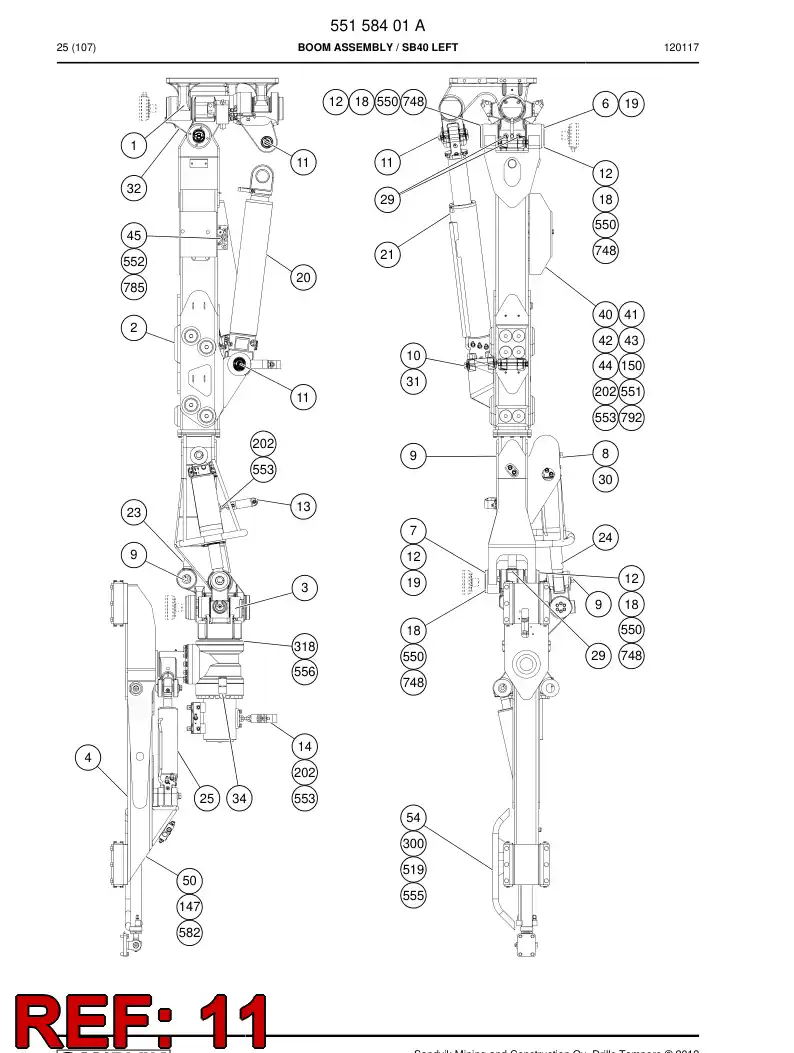26438801a 264 388 01a Pin, Taper - Sandvik Technical Drawing