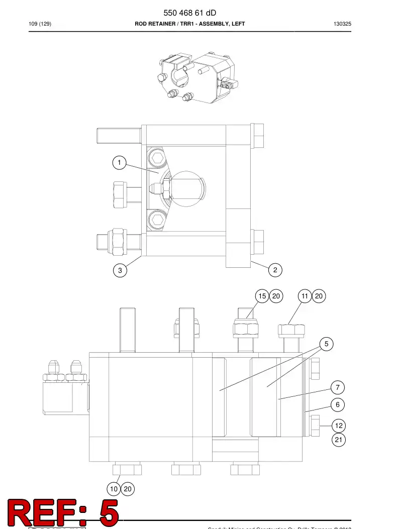 26452928b 264 529 28b Jaw - Sandvik Technical Drawing