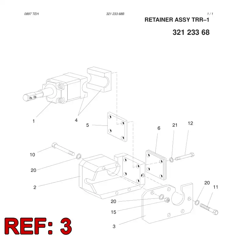 26453098 264 530 98 PLATE - Sandvik Technical Drawing