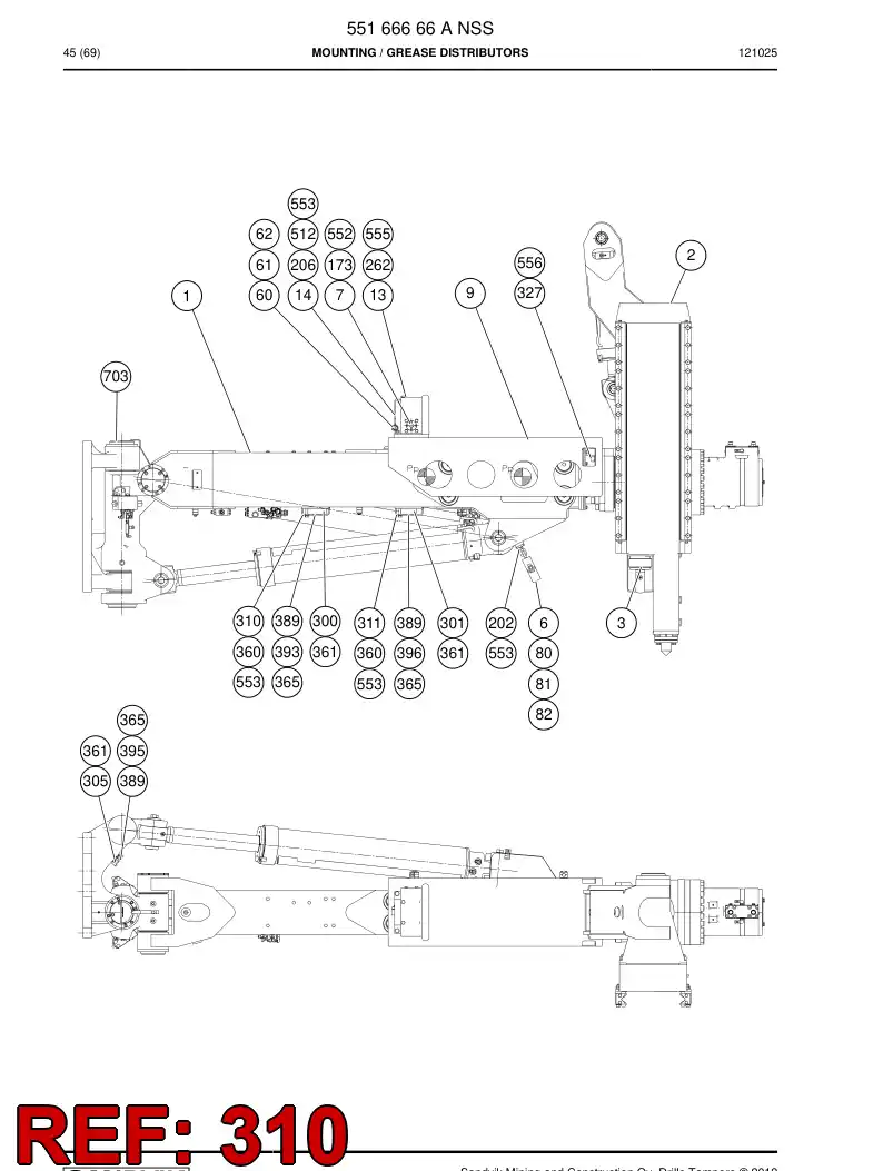 26454798 264 547 98 Cover - Sandvik Technical Drawing