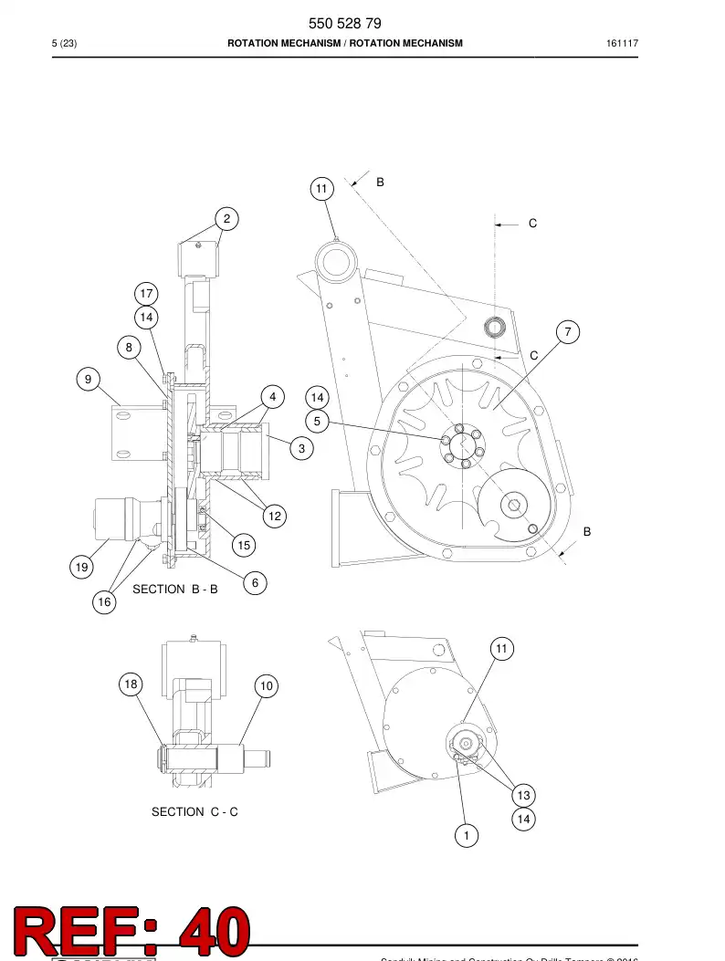 26474208c 264 742 08c Bushing, Bearing - Sandvik Technical Drawing