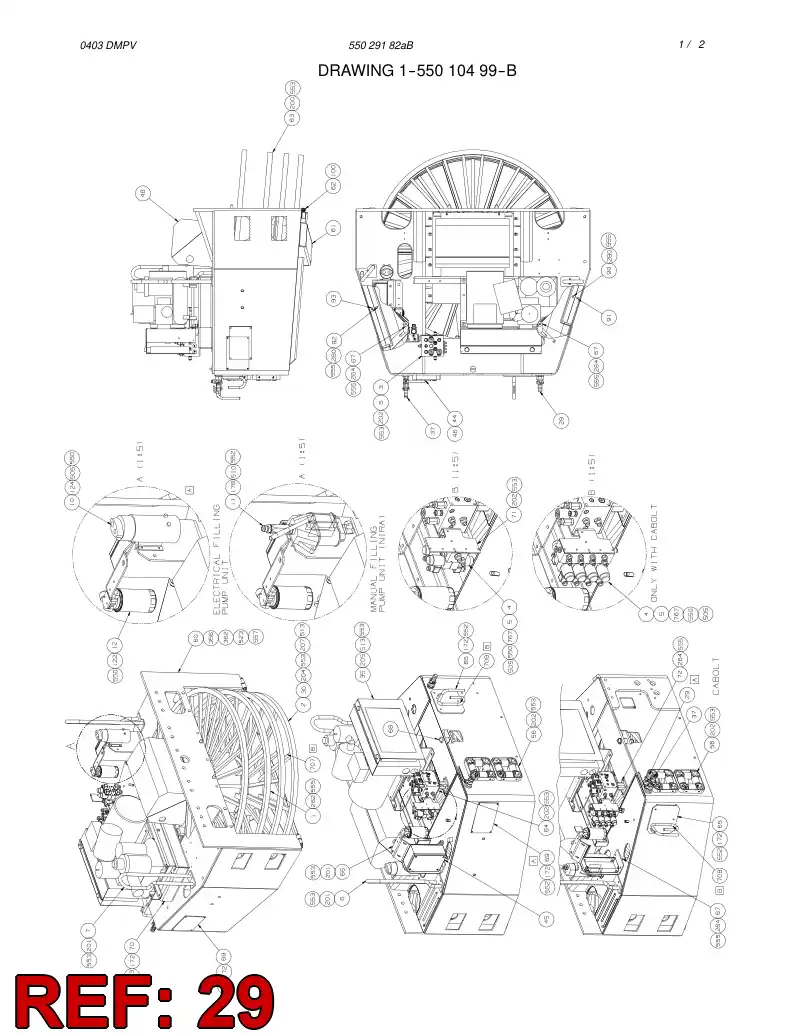 26481908 264 819 08 NIPPLE ASSY WATER INTAKE - Sandvik Technical Drawing