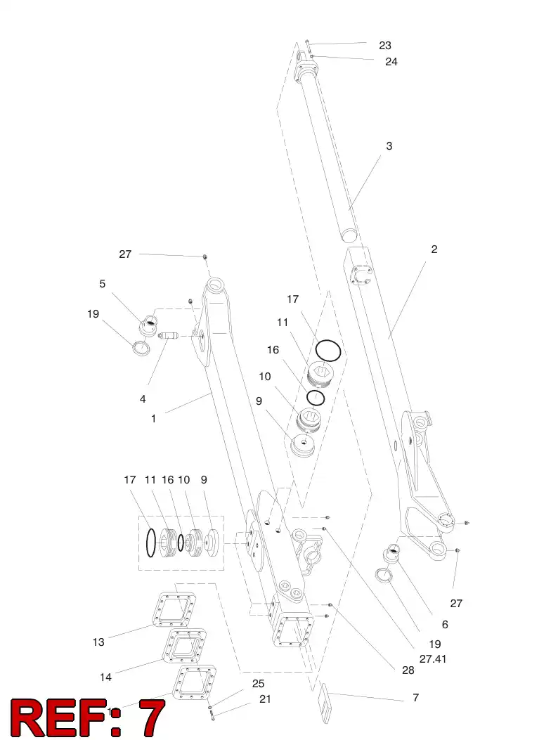 26509688 265 096 88 SLIDE PLATE - Sandvik Technical Drawing