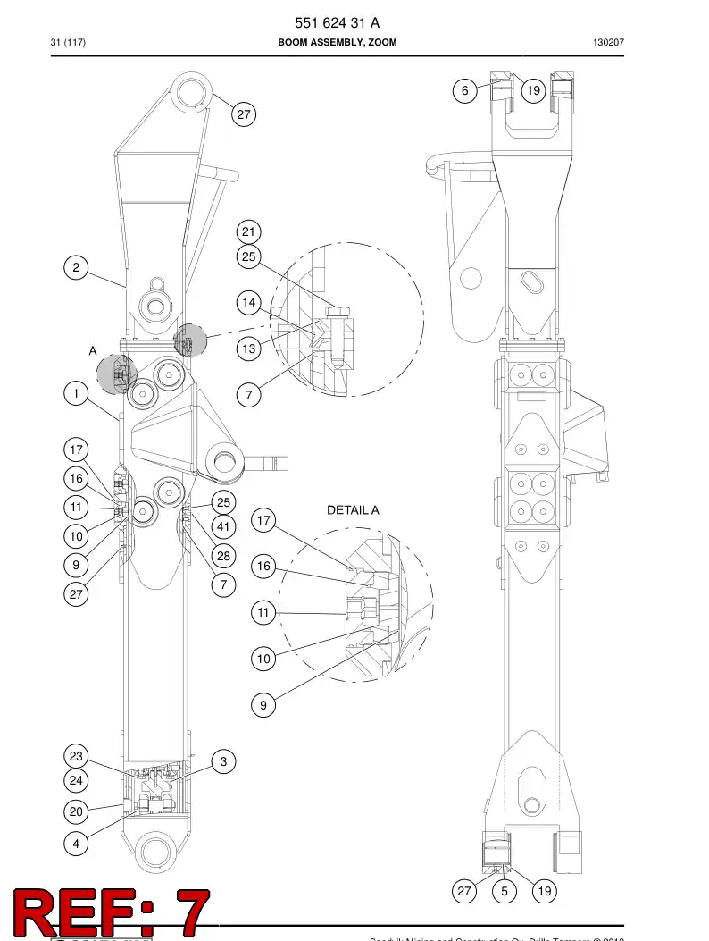 26509688c 265 096 88c slide piece - Sandvik Technical Drawing
