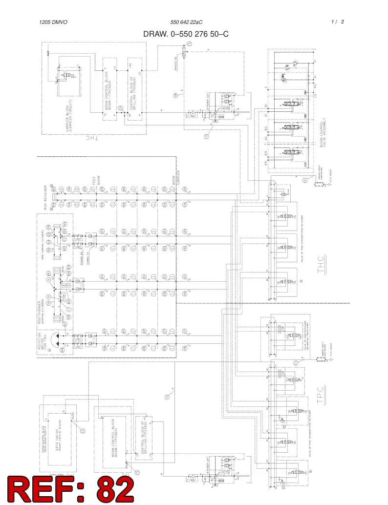 26522678 265 226 78 VALVE ASSEMBLY - Sandvik Technical Drawing