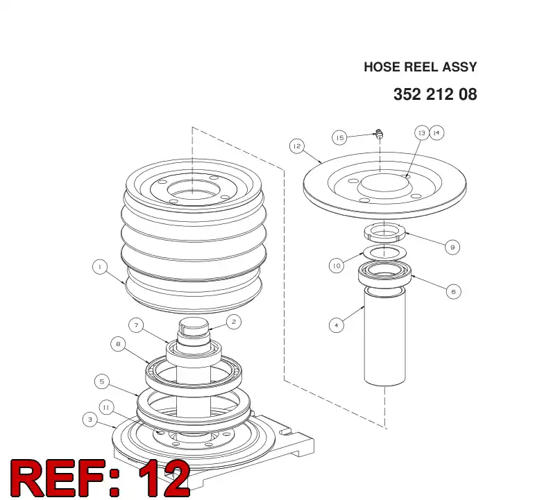 26527188 265 271 88 COVER PLATE - Sandvik Technical Drawing