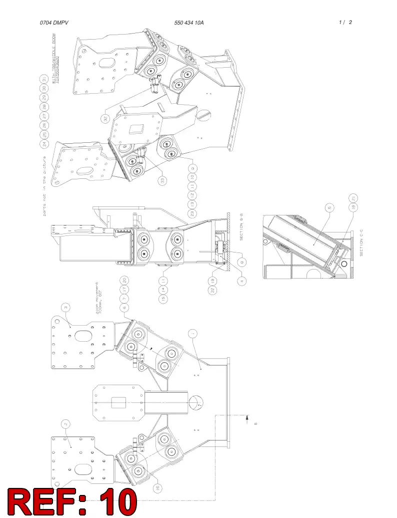 26529078 265 290 78 ADJUSTING SCREW - Sandvik Technical Drawing