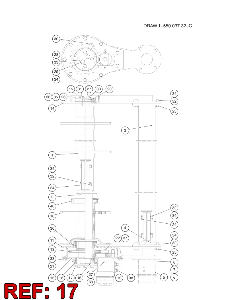 26535888 265 358 88 COVER - Sandvik Technical Drawing