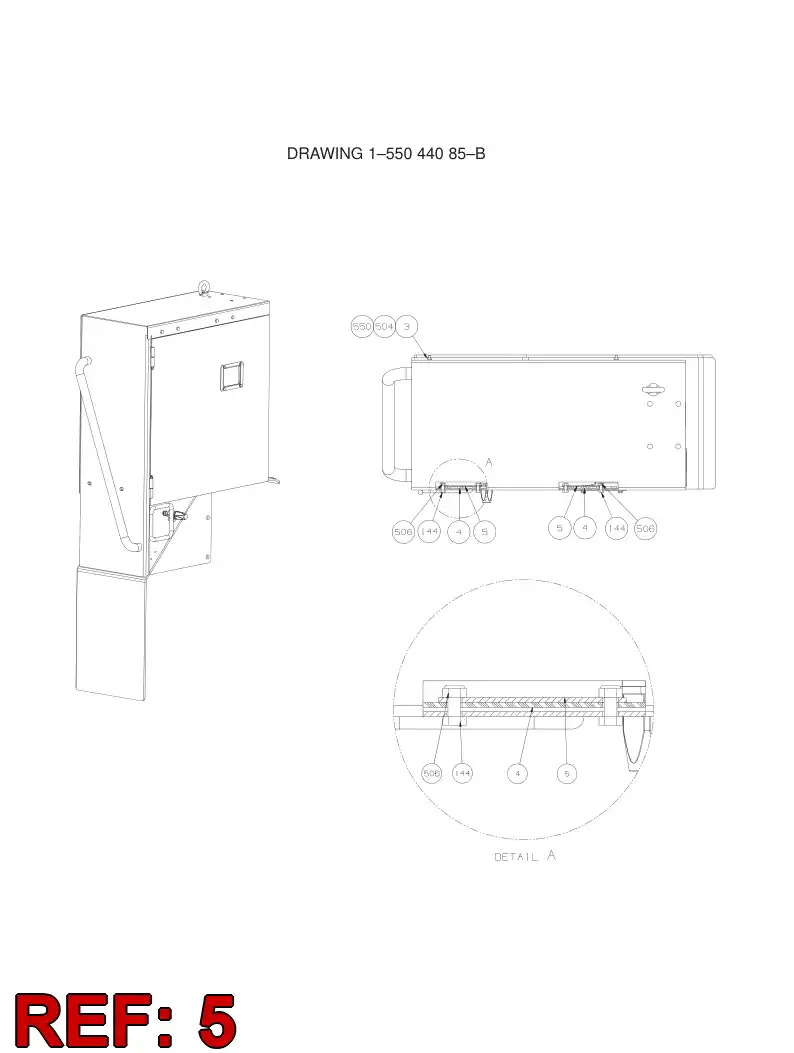 26550638 265 506 38 Plate - Sandvik Technical Drawing