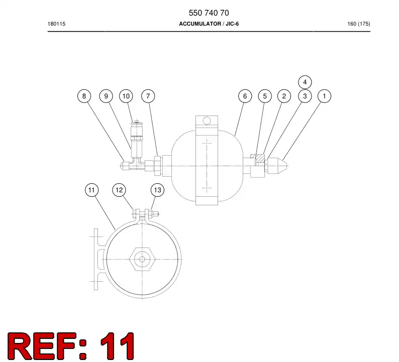 26557168a 265 571 68a Block, Supporting - Sandvik Technical Drawing