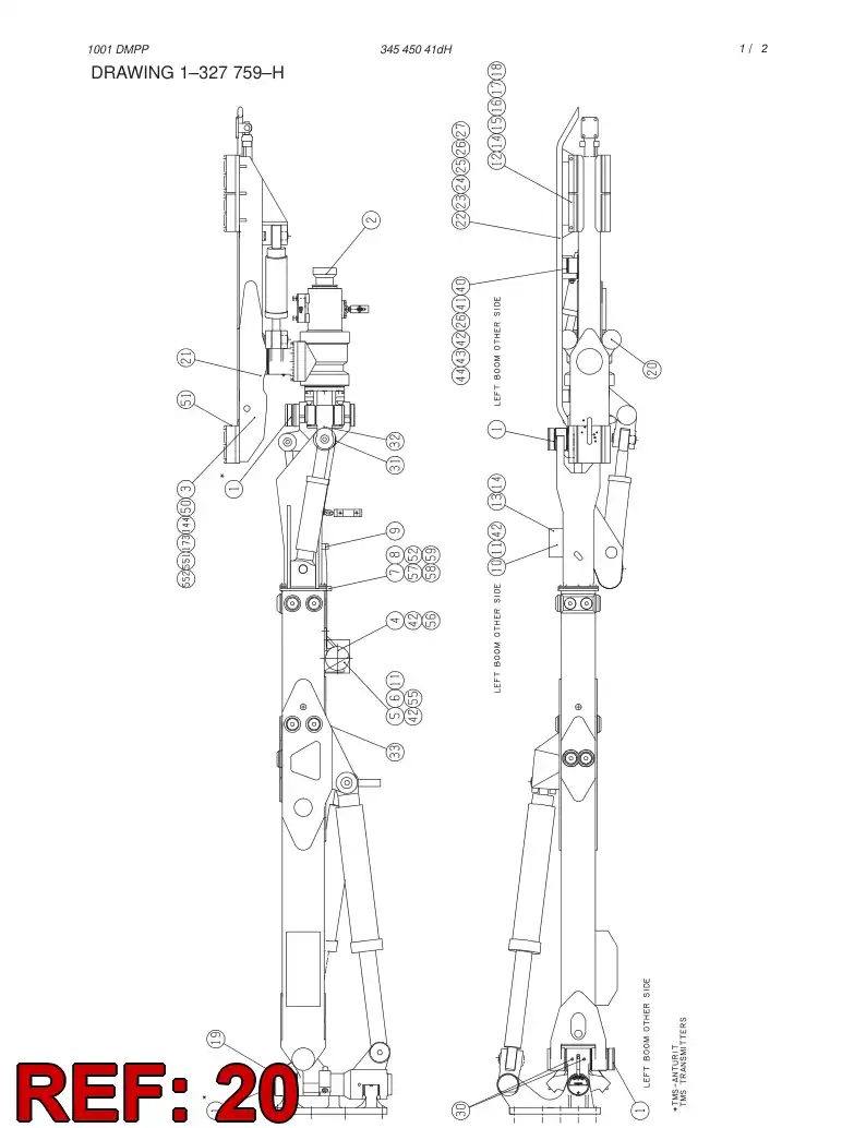 26596858 265 968 58 TAPER PIN - Sandvik Technical Drawing