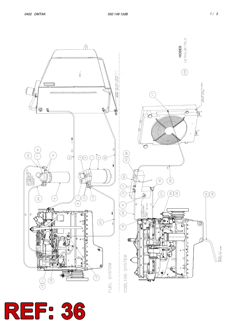 28067100 280 671 00 Clamp, Hose - Sandvik Technical Drawing