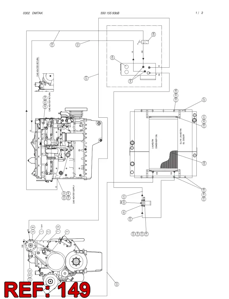 28067480 280 674 80 Clamp, Hose - Sandvik Technical Drawing