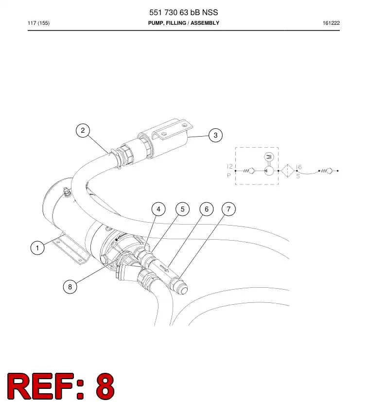 28335810 283 358 10 COPPER SEAL - Sandvik Technical Drawing