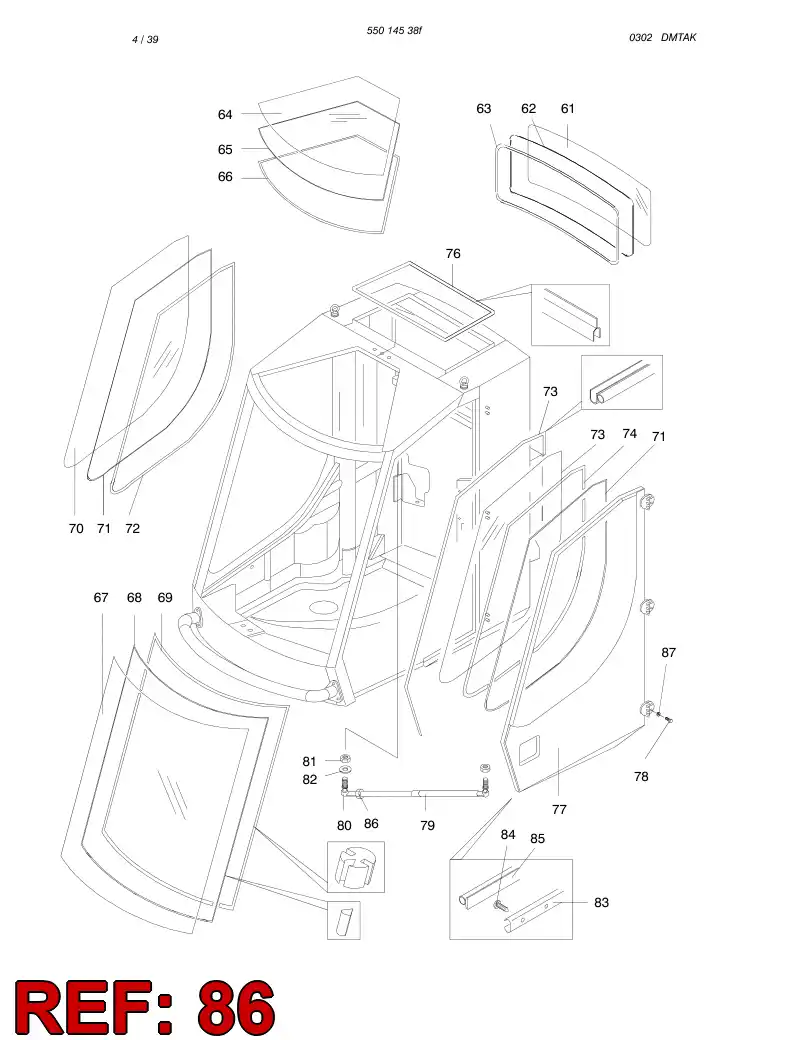 28477290 284 772 90 Nut, Hexagon - Sandvik Technical Drawing