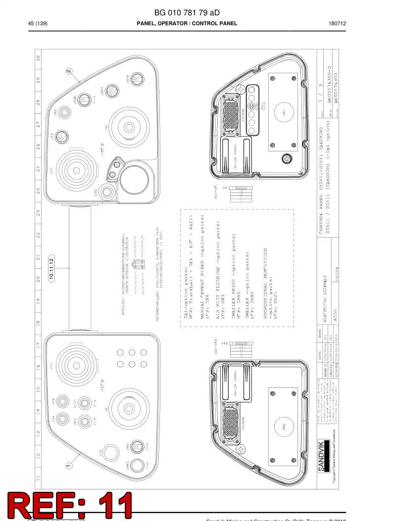 29071910 290 719 10 Hexagon socket head screw - Sandvik Technical Drawing