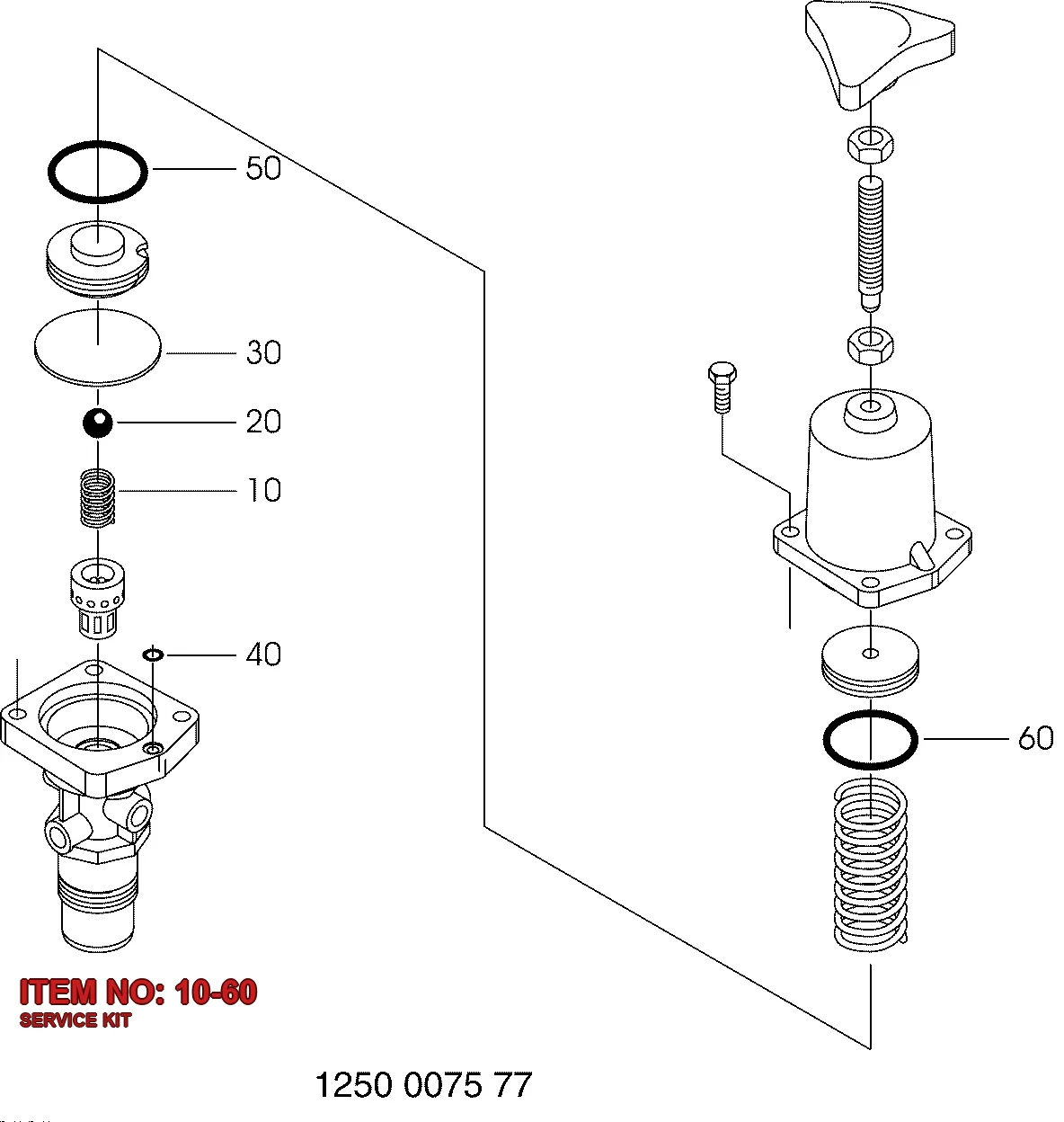 2911 0090 00 SERVICE KIT - Technical Drawing