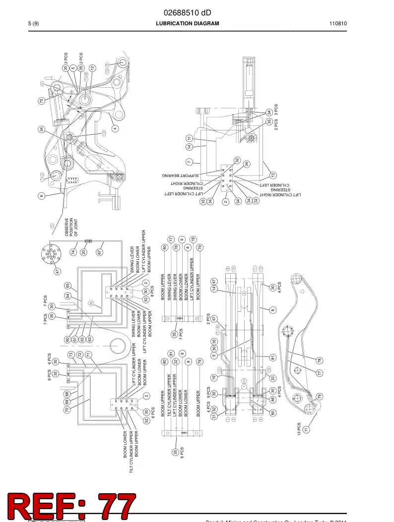 29418170 294 181 70 Tube - Sandvik Technical Drawing