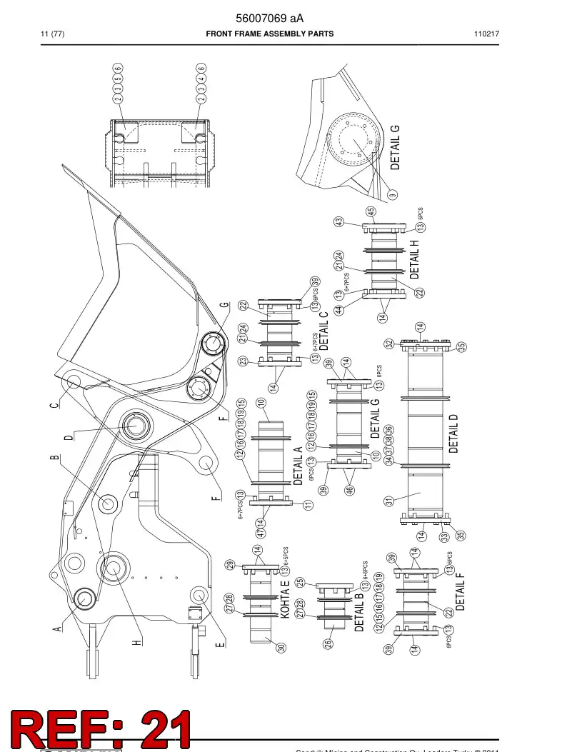 29503590 295 035 90 Ring - Sandvik Technical Drawing