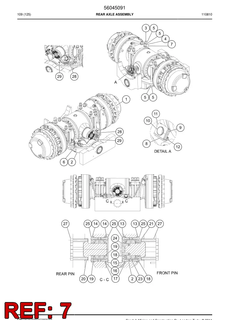29601250 296 012 50 Plate - Sandvik Technical Drawing