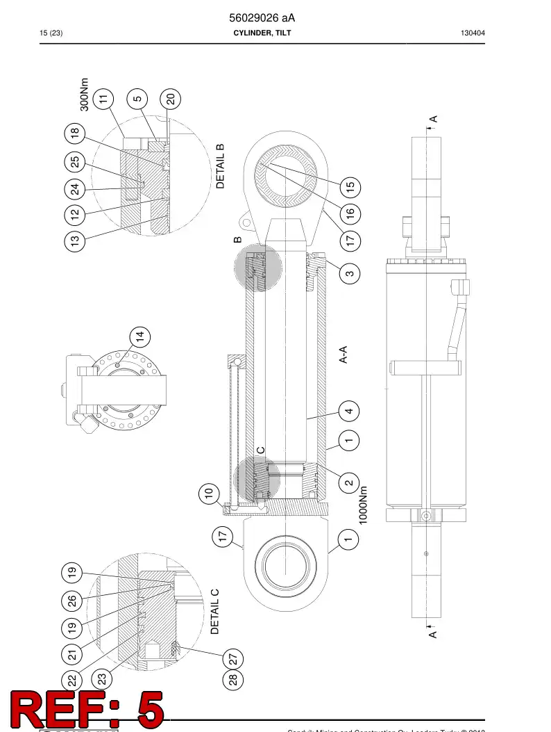 29602259 296 022 59 Guard - Sandvik Technical Drawing