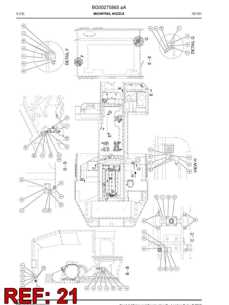 29602924 296 029 24 Plate - Sandvik Technical Drawing