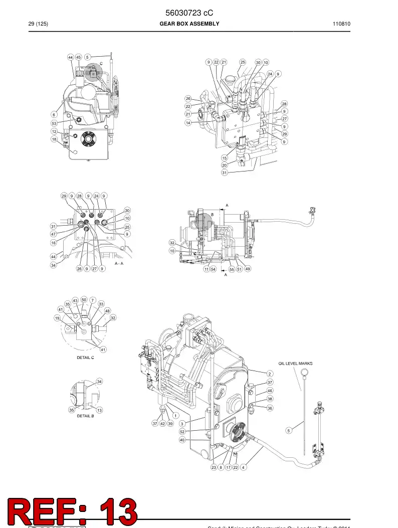 29604110 296 041 10 Bushing - Sandvik Technical Drawing
