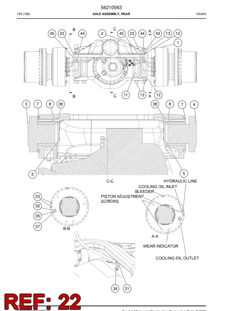 29604390 296 043 90 Bushing - Sandvik Technical Drawing