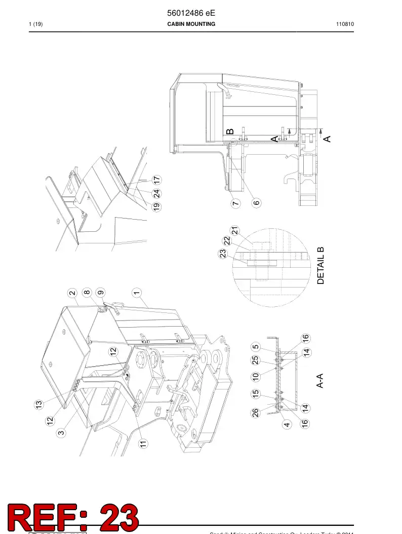 29604818 296 048 18 Washer - Sandvik Technical Drawing