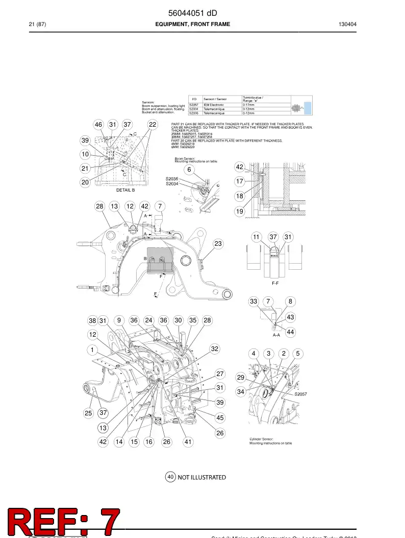 29606471 296 064 71 Supporting block - Sandvik Technical Drawing