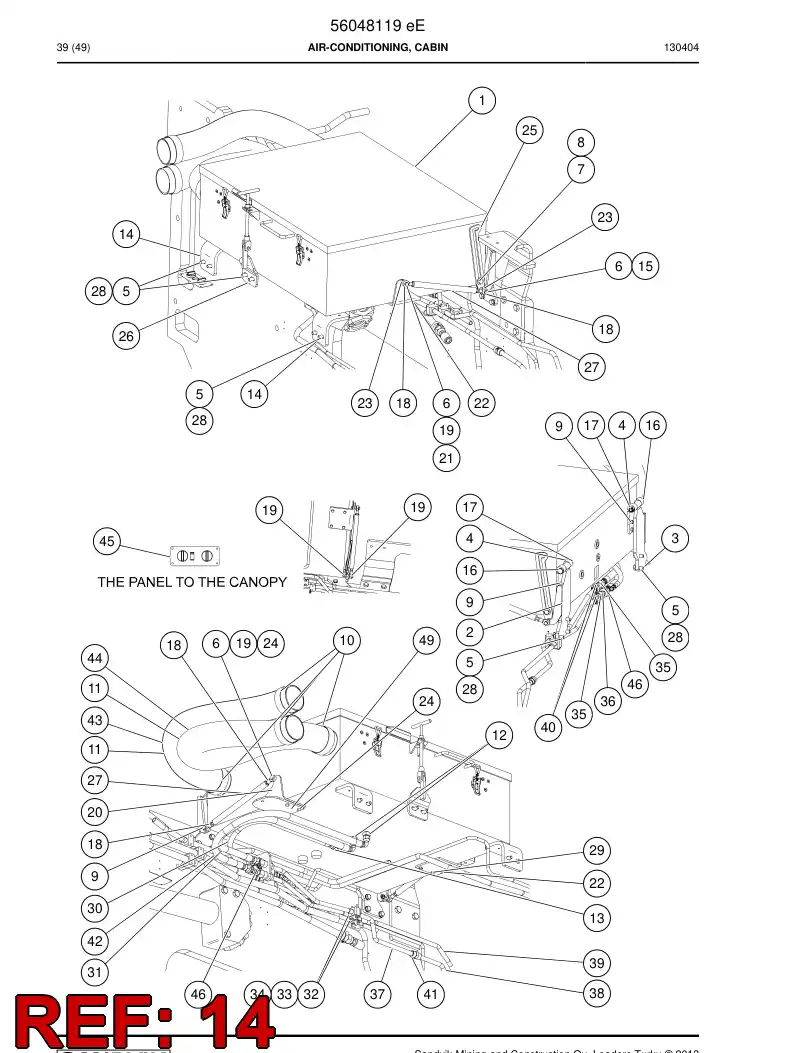 29606824 296 068 24 Supporting block - Sandvik Technical Drawing