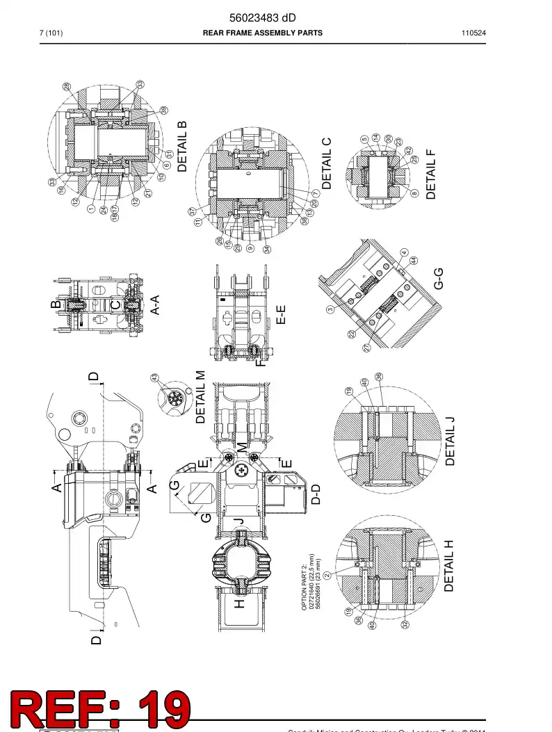 29610128 296 101 28 Washer - Sandvik Technical Drawing