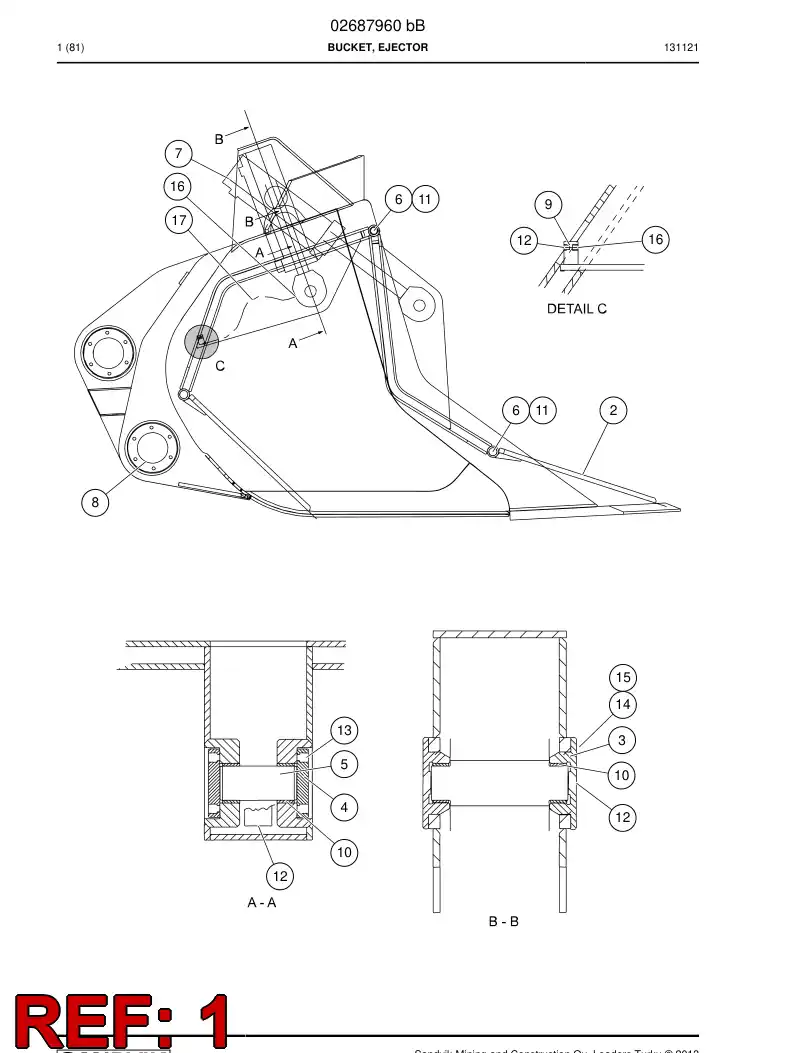 29612717 296 127 17 Tube, Cylinder - Sandvik Technical Drawing