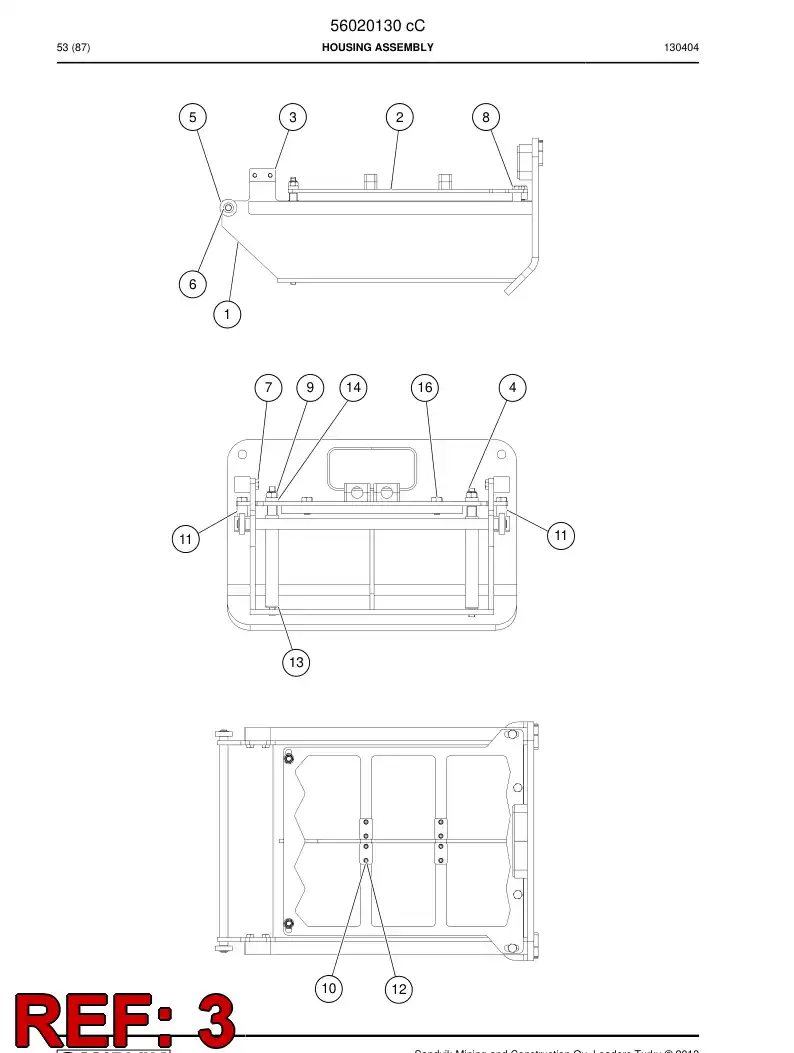 29613353 296 133 53 Thrust - Sandvik Technical Drawing