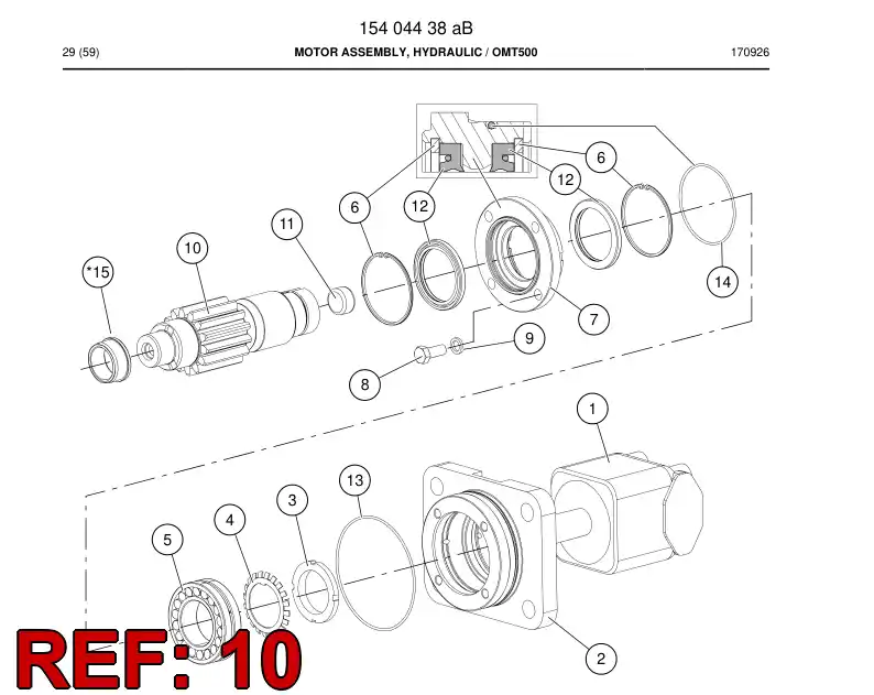 30282788d 302 827 88d Shaft, Rotating - Sandvik Technical Drawing