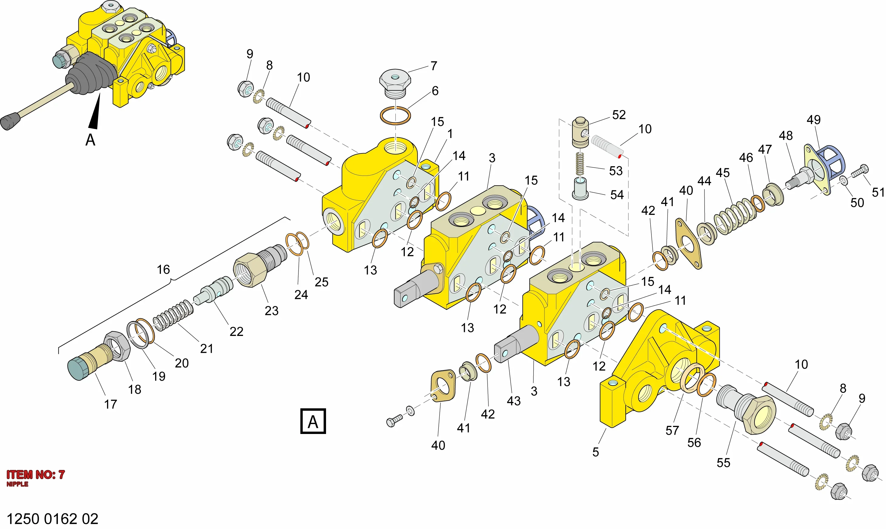 3030 0785 07 NIPPLE - Technical Drawing