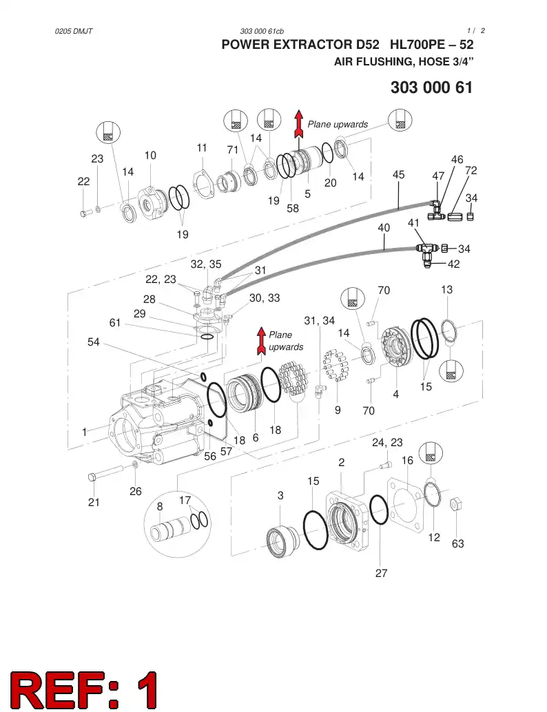 30300901 303 009 01 BODY - Sandvik Technical Drawing