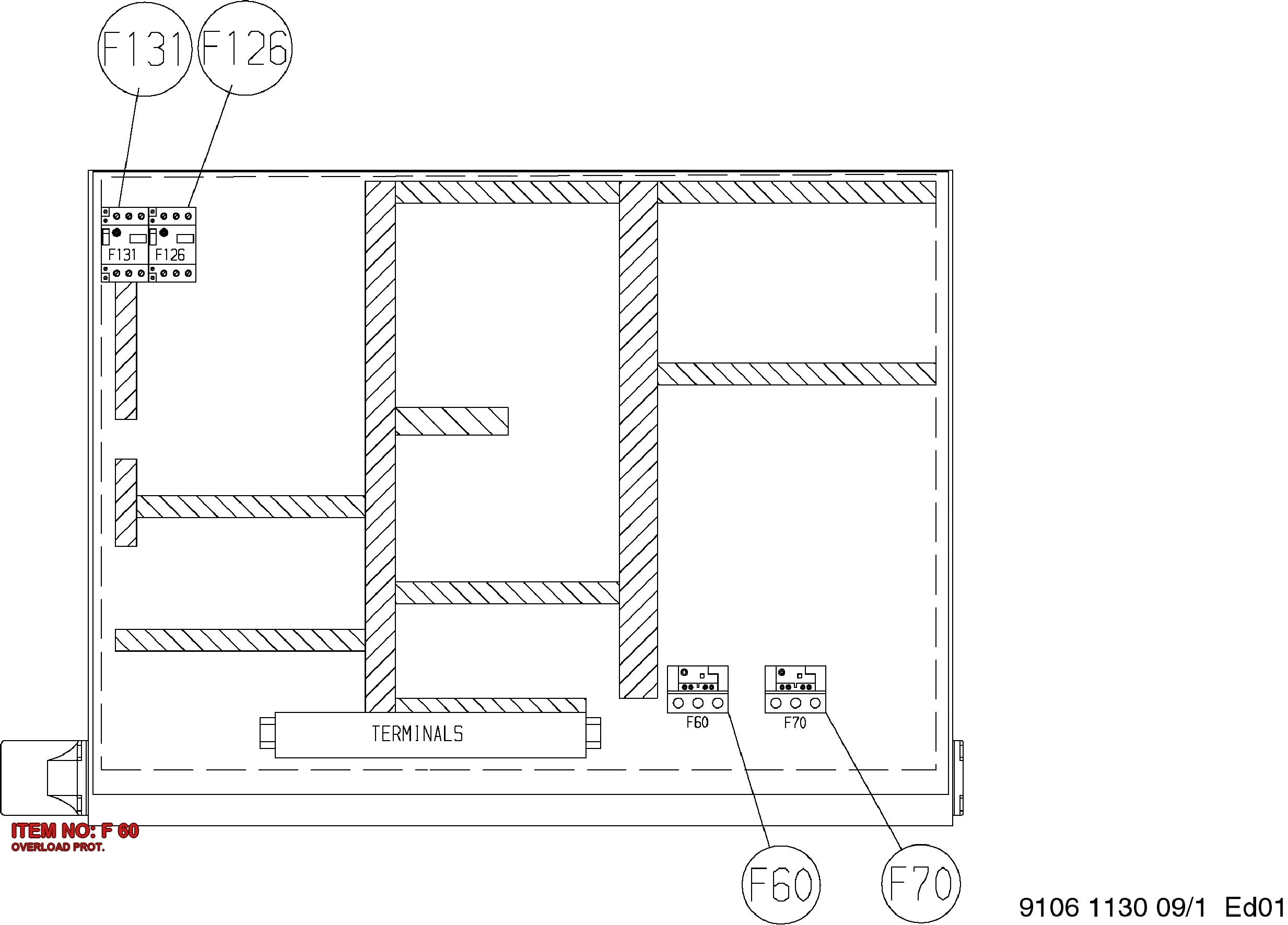 3035 3308 95 OVERLOAD PROT. - Technical Drawing