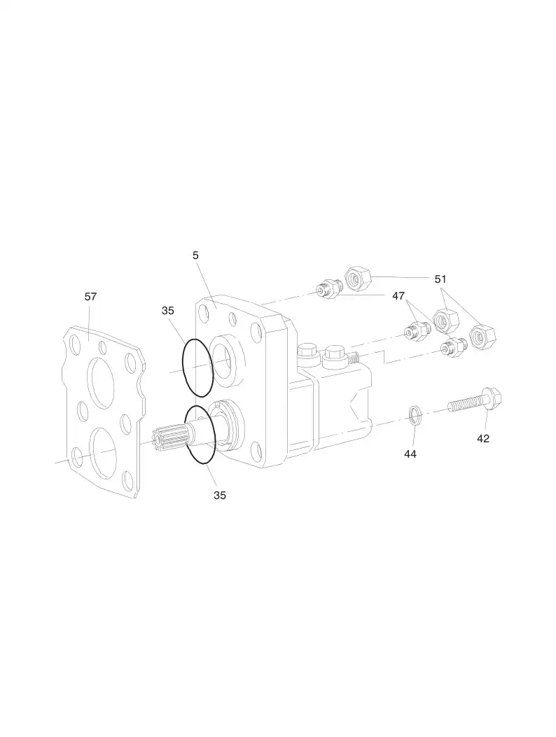 30368662aa 303 686 62aa HYDRAULIC ROCK DRILL HL300 - Sandvik Technical Drawing