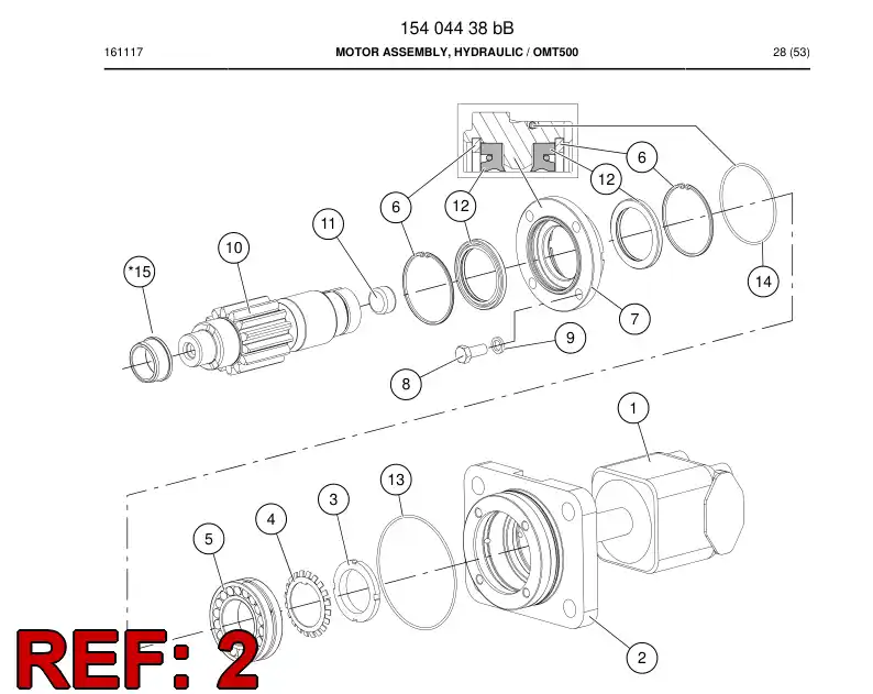 30373778a 303 737 78a Housing, Bearing - Sandvik Technical Drawing