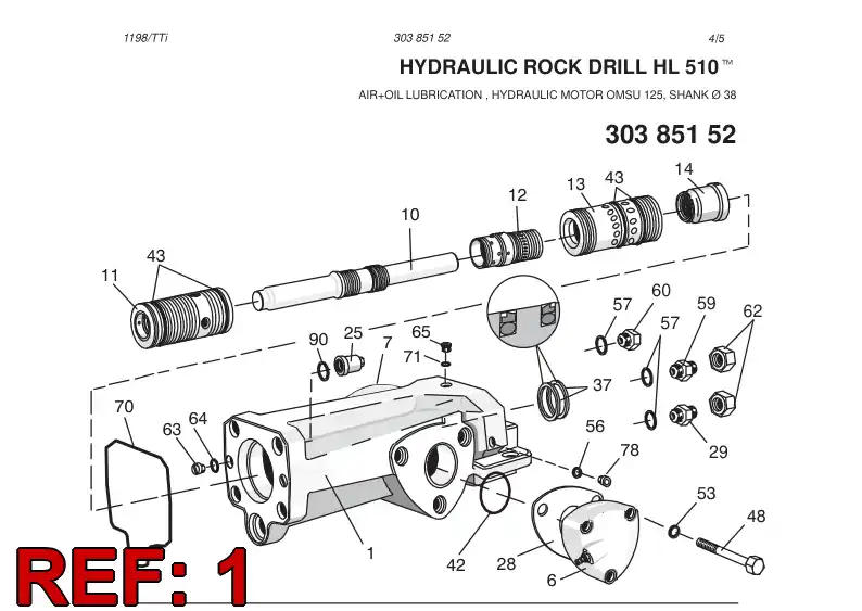 30383418 303 834 18 BODY - Sandvik Technical Drawing