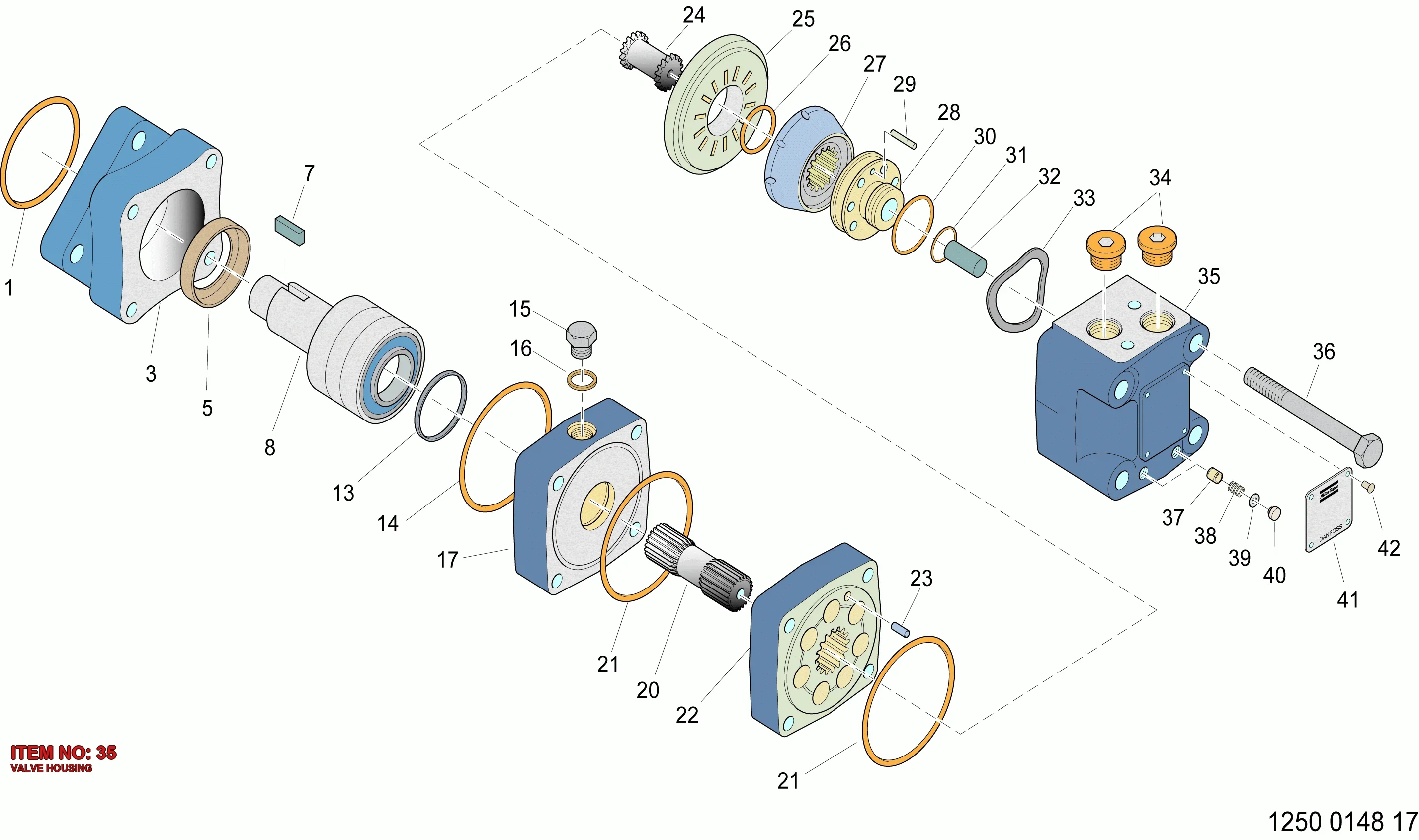 3115 1010 21 VALVE HOUSING - Technical Drawing